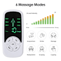 Miniatyrbillede 2 af 6: 6 tilstande EMS elektrisk muskel terapi stimulator tiere enhed maskine meridian fysioterapi
