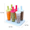 Miniatyrbillede 4 af 6: Popsicle Is Cream Mould Gør-det-selv Is Pop Forme med pind Genanvendelig Plastik Is Pop Terning Maker