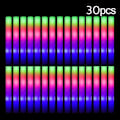 Miniatyrbillede 7 af 7: 30 stykker LED Glow Sticks Bulk Farverig RGB Glow Foam Stick  Tube Mørk Lys til jul fødselsdag bryllup fest forsyninger