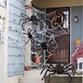 Miniatyrbilde 7 av 9: 150 cm Oversized Plysj Sort Edderkopp Halloween Fest Dekorasjon