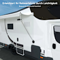 Miniatyrbilde 4 av 6: RV Sucker Camper Caravan Fortelt Fot Holder Bracket For Thule/Fiamma & Dometic