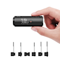 Miniatyrbilde 1 av 7: NULL PUMP - 34g Bærbar Camping Luft Pumpe Elektrisk Inflator for soveunderlag