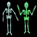 Pikkukuva 2 / 6: Valoisa Halloween luuranko valaistu haamu Halloween ulko piha ovi sisustus