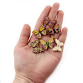 Miniatyrbilde 5 av 9: Sommerfugl Tre Knapper Passform Søm Og Scrapbooking Sying Knapper For Håndverk Gjør-det-selv Blandet