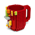 Miniatyrbillede 9 af 9: 350 ml Creative Mælk Krus Kaffe Kopper Creative Build-on Brick Krus Kopper Drikke Vand Holder