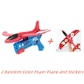 Miniatyrbild 10 av 10: One-Click Ejection Foam Flygplan Leksak Stor Kasta Plan Flygande Leksaksmodell för barn