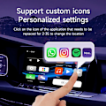 Miniatyrbilde 2 av 6: Smart Ai Box Plus Android Wireless CarPlay Android Auto Adapter