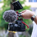 Miniatyrbilde 5 av 6: Aluminium DSLR Topp Håndtak Grip w Kald Sko Mount 1/4'' 3/8'' for Monitor Microphone Video Light