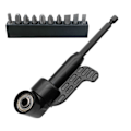 Miniatyrbild 1 av 4: 105 Degree 1/4 Hex Shank  Magnetic Bit Angle Extension Screw Driver Angle Driver
