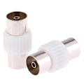 Miniatyrbilde 2 av 6: 4 stk Hunn Til Hunn TV Plug Jack plugger Adapter Konnektor