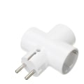 Miniatyrbild 1 av 6: 1st ABS fler ström uttag  flerplugg 3-vägs fler plugg uttag adapter