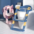 Miniatyrbild 4 av 9: Trapp Stil Barn's Toalett Pojke och Flicka Baby Toalett Fallbart ställ Step Pall Barn Step Toalett Sits
