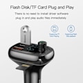 Miniatyrbillede 4 af 7: FM sender bil hurtig oplader til telefon bluetooth 5.0 bil kit lyd mp3 afspiller
