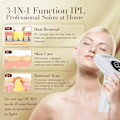 Miniatyrbillede 3 af 8: IPL laser epilator til kvinder hårtrimmer mand barbermaskine fjerner