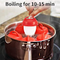 Miniatyrbild 2 av 7: Silikon Ägg Panna Ångkokare Non-stick Silikon Ägg Kok Muggar Snabb Ägg Poacher
