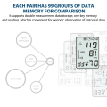 Miniatyrbilde 7 av 7: Stemme Digital Arm Blod trykk måler automatisk trykk tonometer