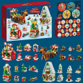 Miniatyrbilde 6 av 11: Jul Serie Byggeklosser Gave boks for barn 24 dager jul advent kalender