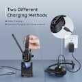 Pikkukuva 6 / 7: H5 Bluetooth 5.0 kuulokkeet, PC langattomat kuulokkeet, 2 mikrofonit ENC nappikuulokkeet, latauksella jalusta USB sovitin