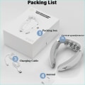 Miniatyrbilde 2 av 6: Multifunksjonell Neck Massager Med Smart Oppladbar Oppvarming Ice Roller