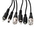 Pikkukuva 5 / 6: 1 pari BNC  RJ45 passiivinen video virta + ääni balun lähetin-vastaanotin CCTV kameralle