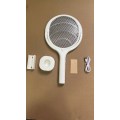 Miniatyrbilde 4 av 8: Rask lading racket Kill Fly Bug Sikkerhet ABS Justerbar Elektrisk Mygg Swatter