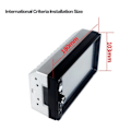Miniatyrbillede 3 af 7: Bil Radio 7 tommer HD Auto radio Multimedie MP5 Afspiller Bil Stereo Bluetooth USB TF FM