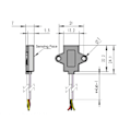 Miniatyrbillede 3 af 5: 3,3V-5V Ikke kontakt Vand niveau sensor kapacitiv væske niveau sensor