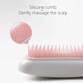 Miniatyrbilde 7 av 7: Elektrisk Hode Massager Bærbar Silikon Kam Vibrerende Massasje Hodebunn Avslapping Kropp Slapp av Hode massasje verktøy