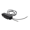 Miniatyrbillede 3 af 5: Trunk Switch Med Wire Sort Trunk Knap Switch