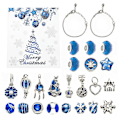 Miniatyrbillede 3 af 3: Advent kalender 2024 jul gør-det-selv charme armbånd nedtælling til jul unikt charme smykke sæt