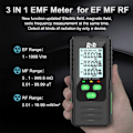 Miniatyrbillede 3 af 6: Elektromagnetisk felt strålingsdetektor tester EMF meter multifunktionel håndholdt bærbar radio frekvens advarsel måler
