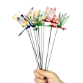 Miniatyrbillede 7 af 7: 15 stykker 3D Dragonfly Have Gård Planter Dragonfly Blomst Udendørs Dekor Blomster Krydder Dekoration