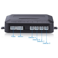 Miniatyrbillede 2 af 6: Bil Parktronic Parkering Sensor 4 Sensorer 22mm LED Baggrundslys Skærm Reverse Backup Radar Monitor
