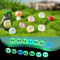 Miniatyrbillede 3 af 8: 20 stykker Lysende Briketter Alfer Sort Ball Sprite And Figurine Hjem Dekor