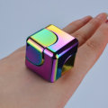 Miniatyrbilde 6 av 7: Firkant Dekompresjon Spinning Topp Terninger Terning Angstdempende Fingerspiss Leker