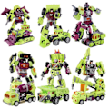 Miniatyrbillede 3 af 4: Transformation Combiner Action Figur Film Model KO JINBAO Deformation Bil Robot