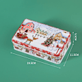 Miniatyrbillede 3 af 5: Glædelig jul Slik Æske Slik Kiks Chokolade Beholder Opbevaring Æske Hjem Arrangør