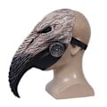 Miniatyrbilde 5 av 5: Halloween Steampunk Pest Doctor Maske Lang nese Fugl nebb Latex Cosplay Maske