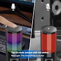 Pikkukuva 7 / 7: Melua vaimennus mikrofoni RGB LED valo USB pelaaminen pöytäkone kondensaattori