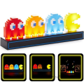 Pikkukuva 3 / 5: Voice Control Colorful Pac Man Pixel Lamp Visual Illusion 3D Peli Icon Light