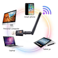 Miniatyrbillede 2 af 8: Dual Band 600Mbps USB wifi adapter 2,4GHz 5GHz WiFi med antenne