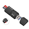 Miniatyrbilde 2 av 7: USB 3.0 Card Reader 2.0 For USB Micro SD Adapter Flash Drive Smart Memory Card Reader