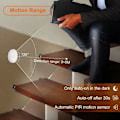Miniatyrbilde 5 av 9: PIR Motion Sensor LED Natt Lys USB Oppladbar Natt Lampe