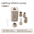 Miniatyrbillede 7 af 7: Elektrisk Luft Pumpe Bærbar Trådløs Luft Kompressor Inflator/Deflator Pumper