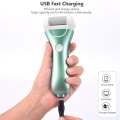 Miniatyrbillede 3 af 7: Opladet elektrisk fod fil til hæl slibning pedicure værktøj