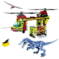 Miniatyrbilde 3 av 10: Bygningsblokker Dinosaur Idéer MOC Dyr Escape Mosasaurus Ocean Exploration Skip Modell