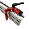 Miniatyrbillede 1 af 9: Overfræser Bord Hegn Aluminium Multi T-Track Bord Sav Profil Hegn Træbearbejdning T-Slot Gering