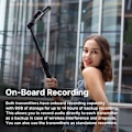 Miniatyrbild 3 av 6: U-Mic Stereo Mikrofon Dubbel Channel Trådlöst Lavalier Mikrofon System för DSLR Smartphone Intervju Video inspelning