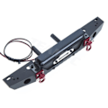 Miniatyrbillede 5 af 6: 1 stk Justerbar Metal Forside Kofanger med lys stang til 1/10 RC Crawler Trax TRX4 Defender