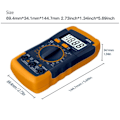 Miniatyrbillede 3 af 7: Digital Multimeter AC DC Spænding Diode Freguency Multimeter Strøm Tester